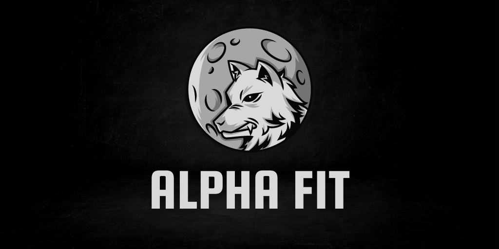 Alpha Fit logo black